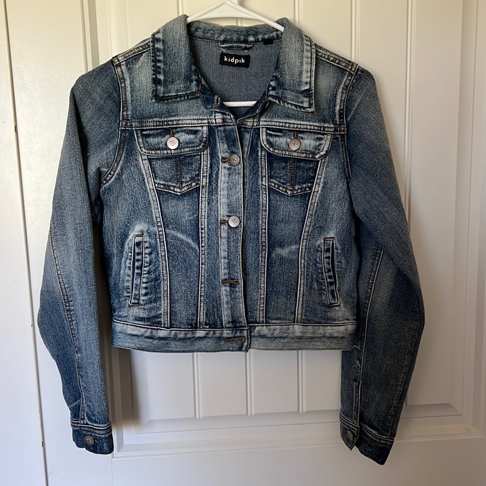 GIRLS KIDPIK DENIM JACKET SIZE XL (14)